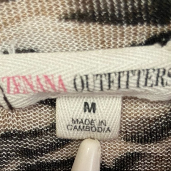 Zenana Outfitters Leopard Print Top Cardigan - Picture 6 of 8